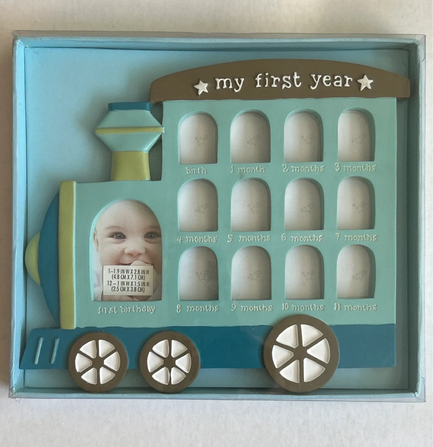 #Cleanout C.R. Gibson My First Year Train Photo Frame image indicator(2)