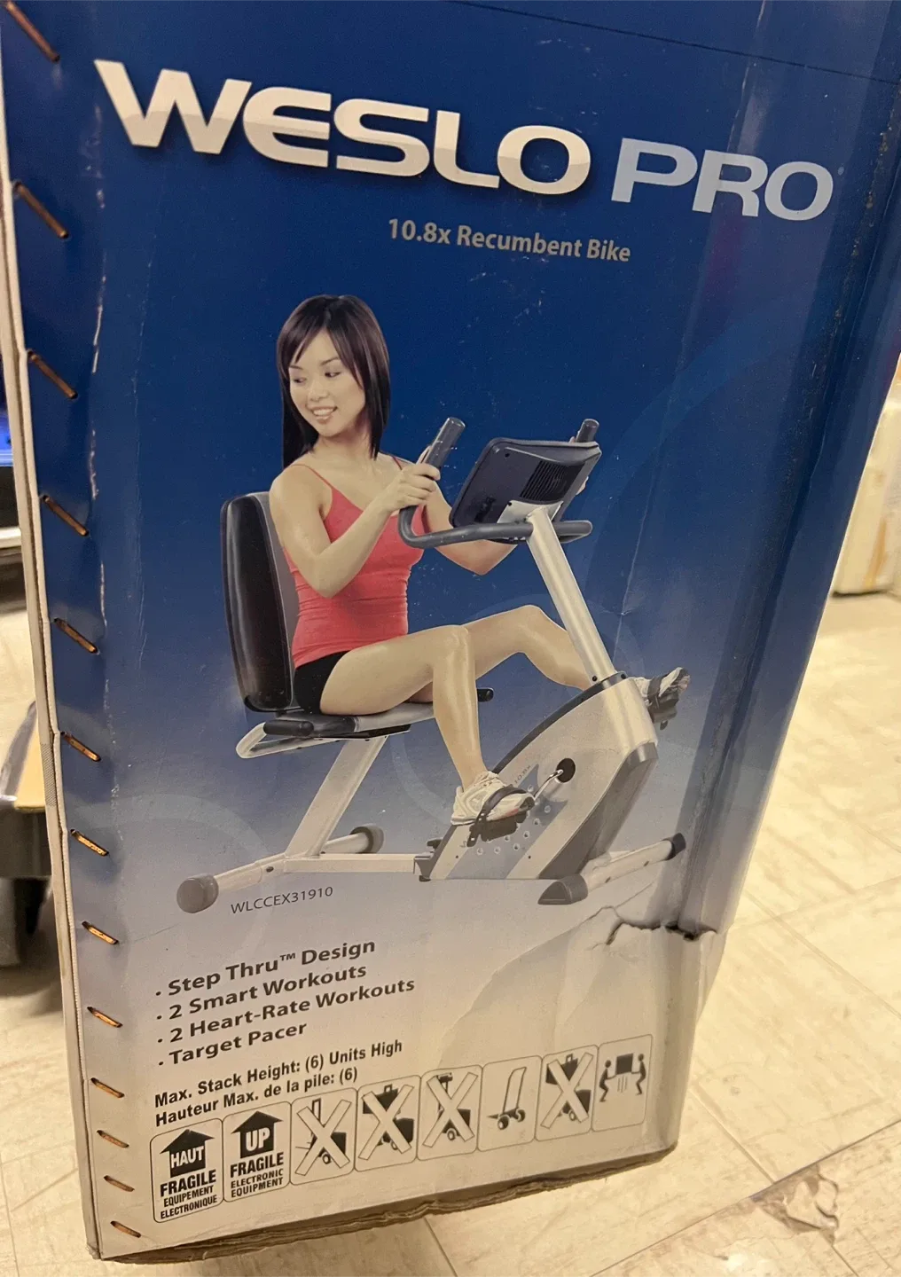 Weslo Pro 10.8x Recumbent Bike image indicator(4)