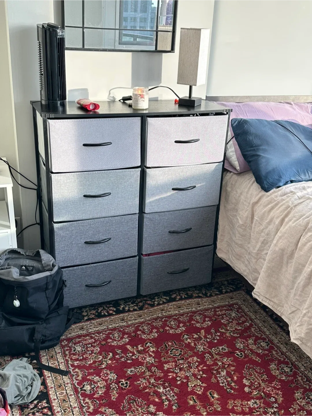 LLappuil 8-Drawer Dresser - Grey #cleanout