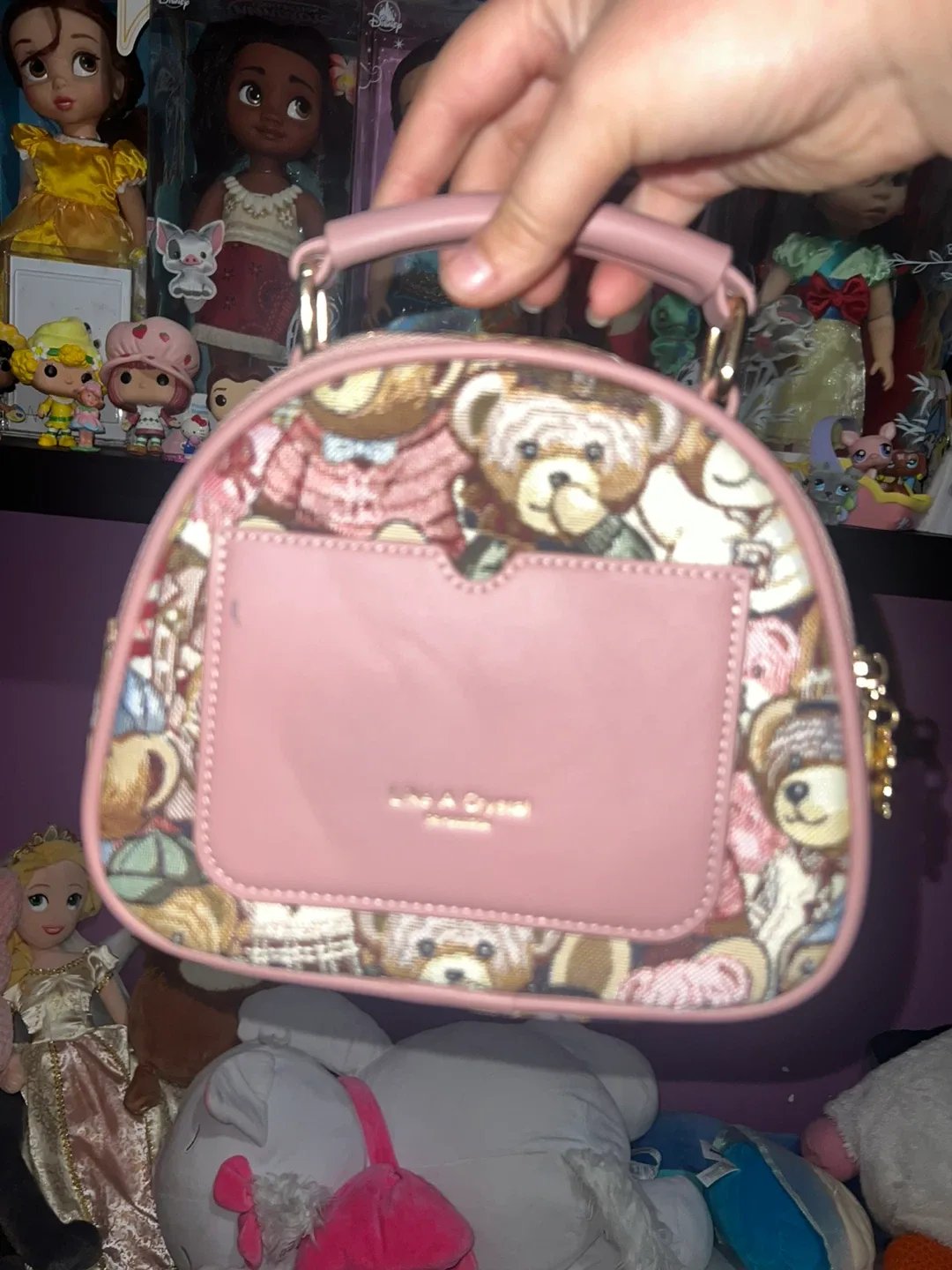 Boulevard de Paris Teddy Bear Print Handbag #Cleanout