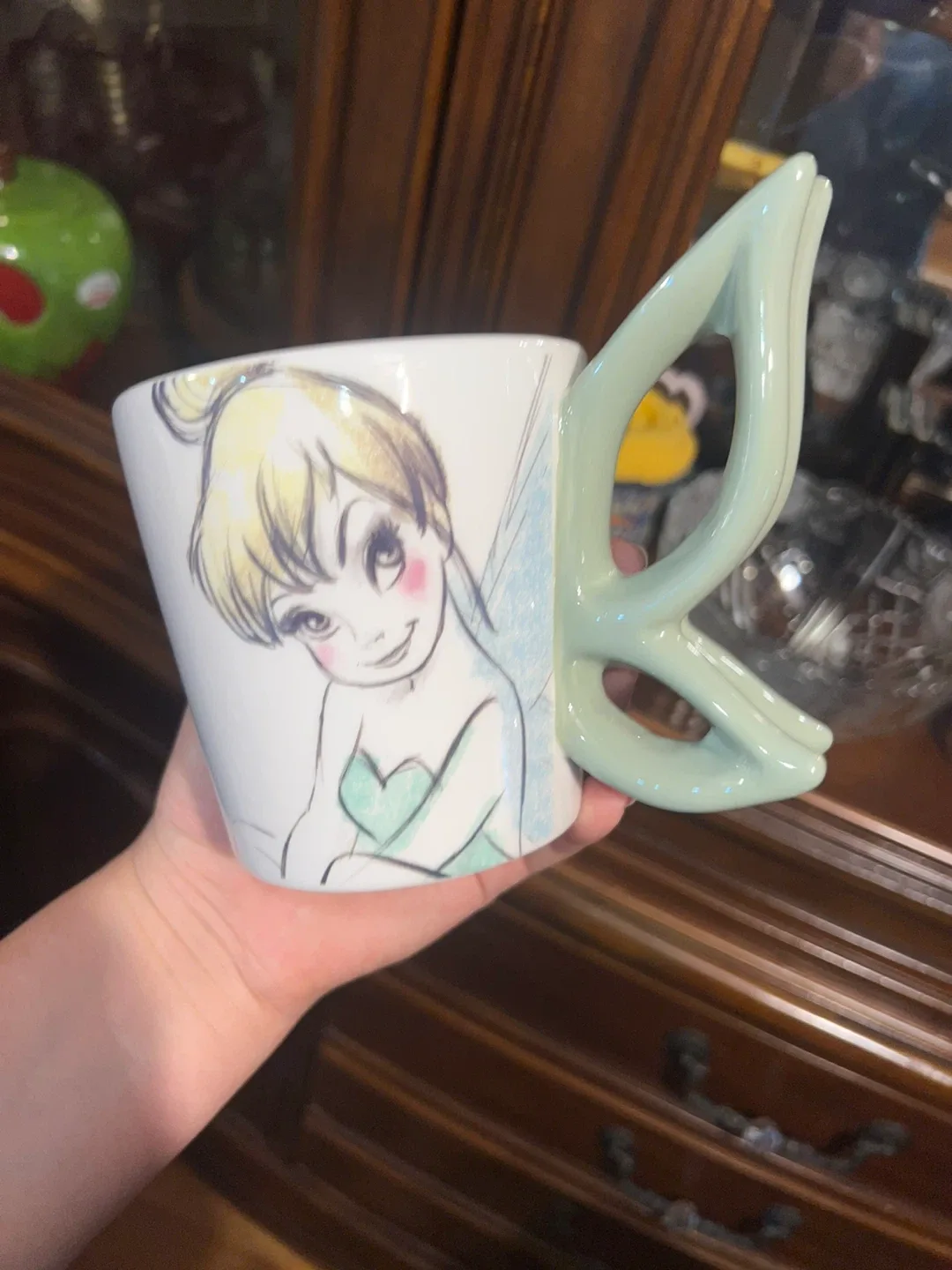 Disney Tinkerbell Wing Handle Mug #Cleanout