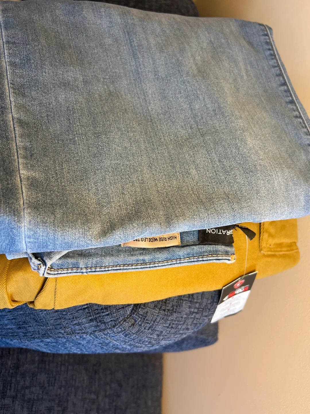 High Rise Wide Leg Jeans