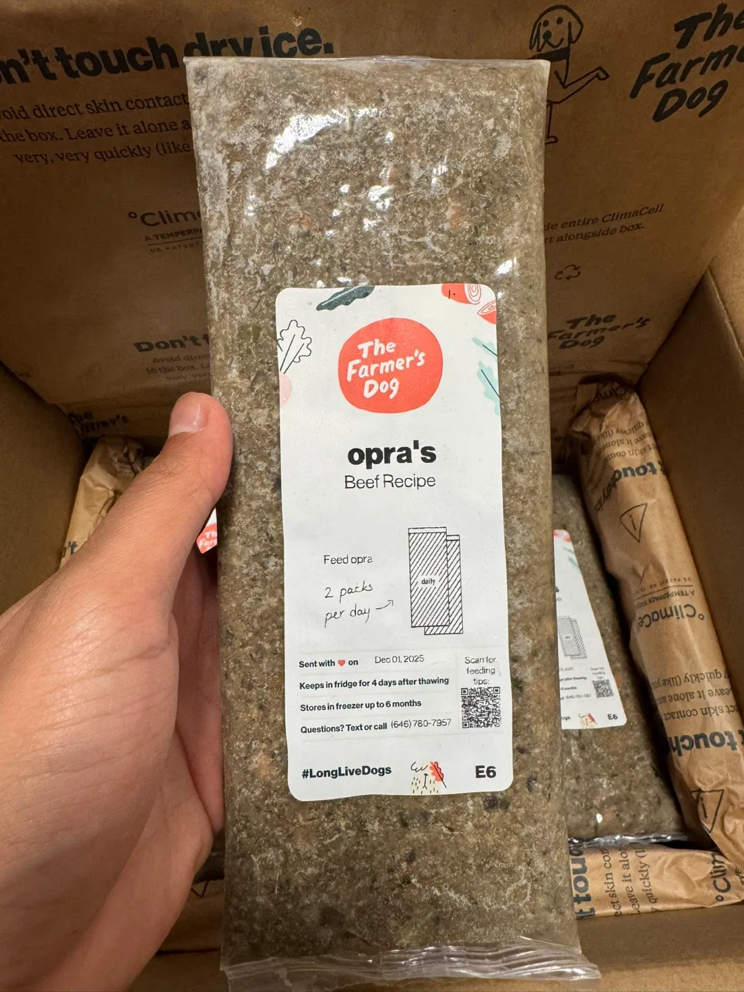 The Farmer’s Dog-Fresh Unopened packs!!!! image indicator(4)