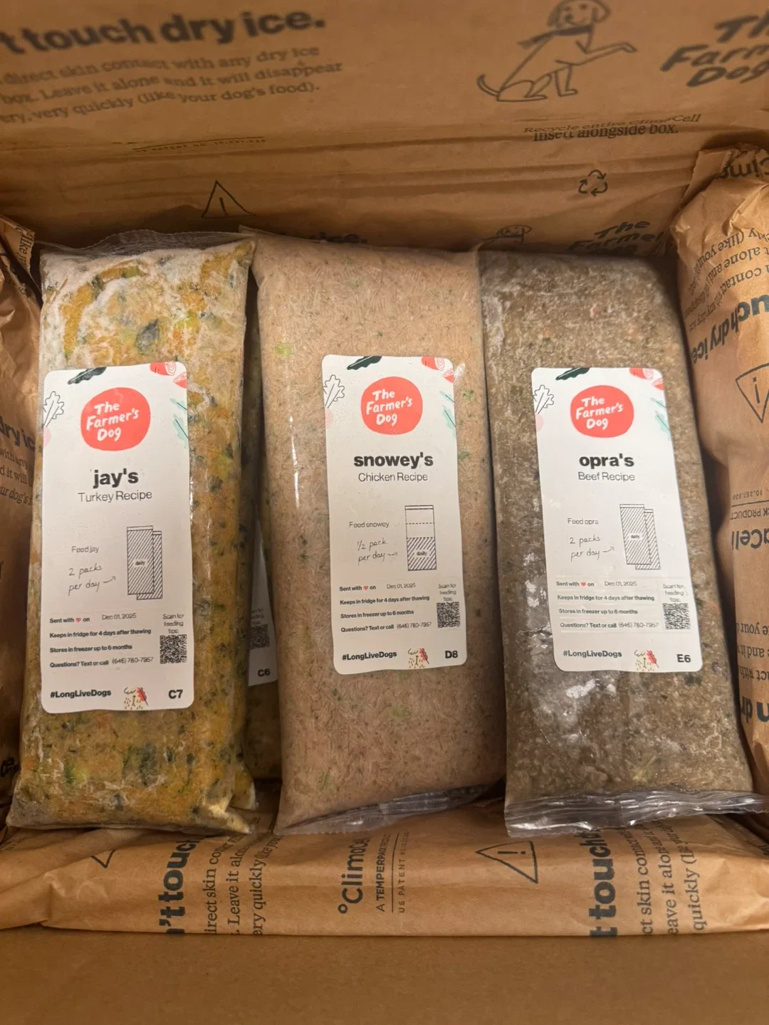 The Farmer’s Dog-Fresh Unopened packs!!!!