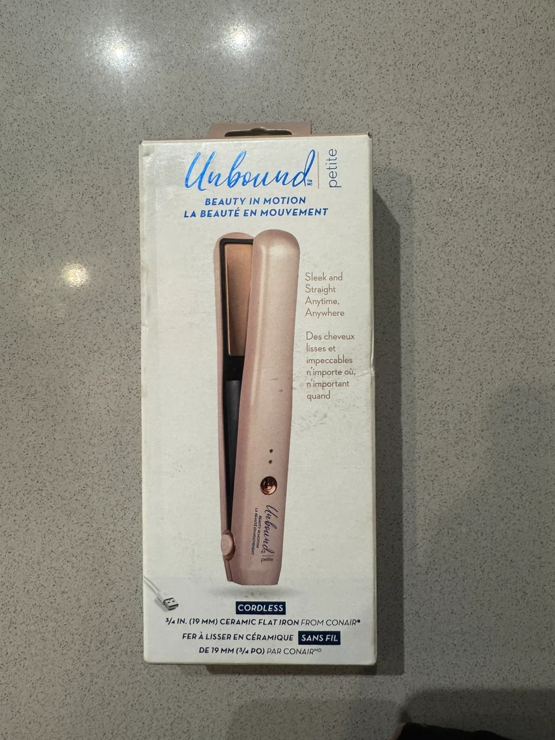 Conair Unbound Petite Cordless Flat Iron - New in Box! image indicator(4)
