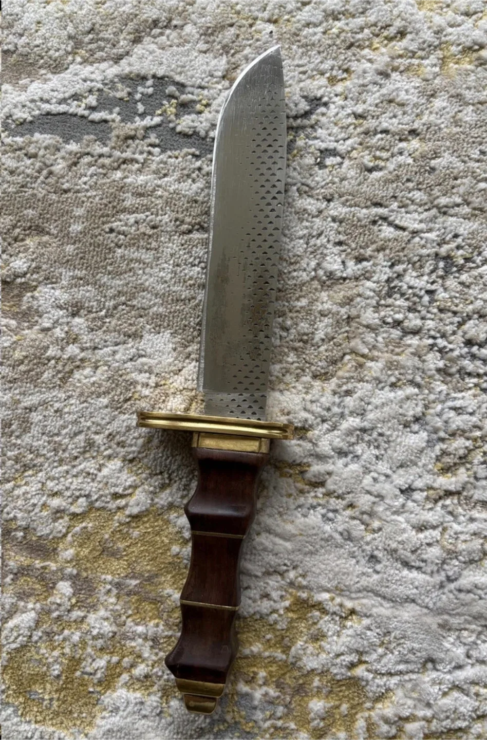 Hand Crafted Hunting Knife & Leather Sheath