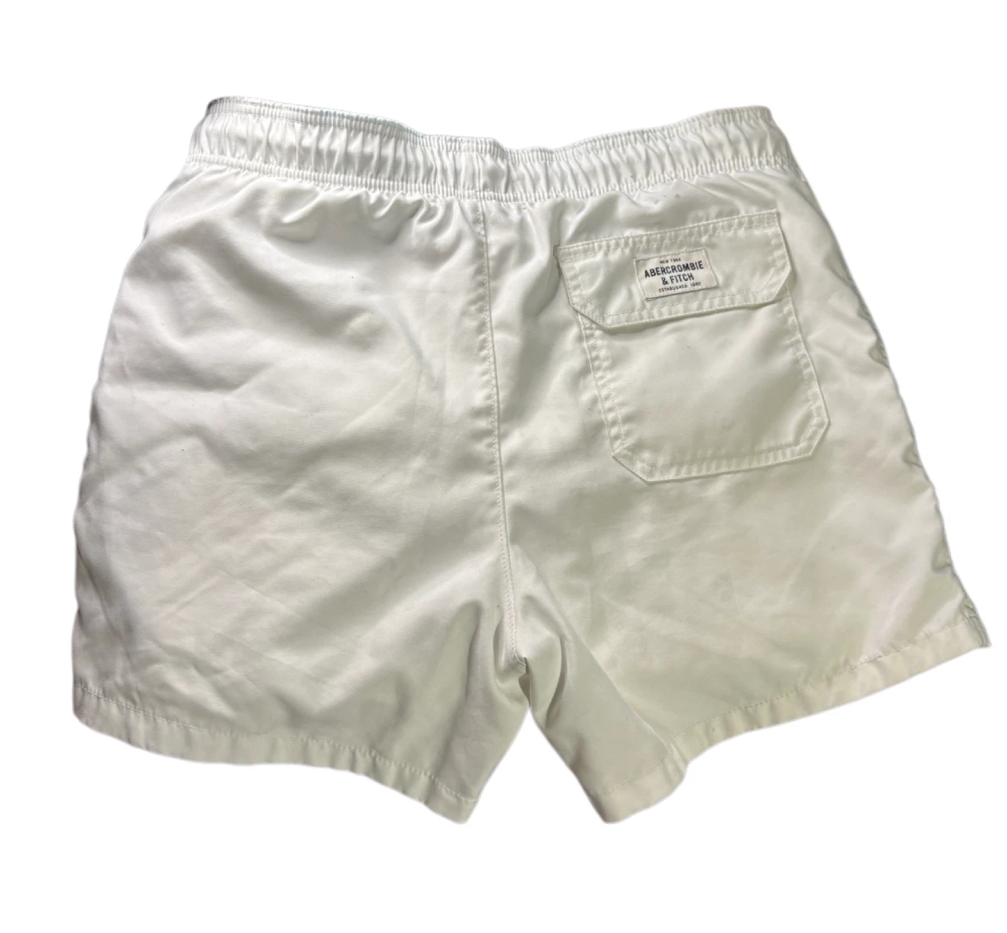Abercrombie & Fitch White Swim Shorts - Size M - photo 3