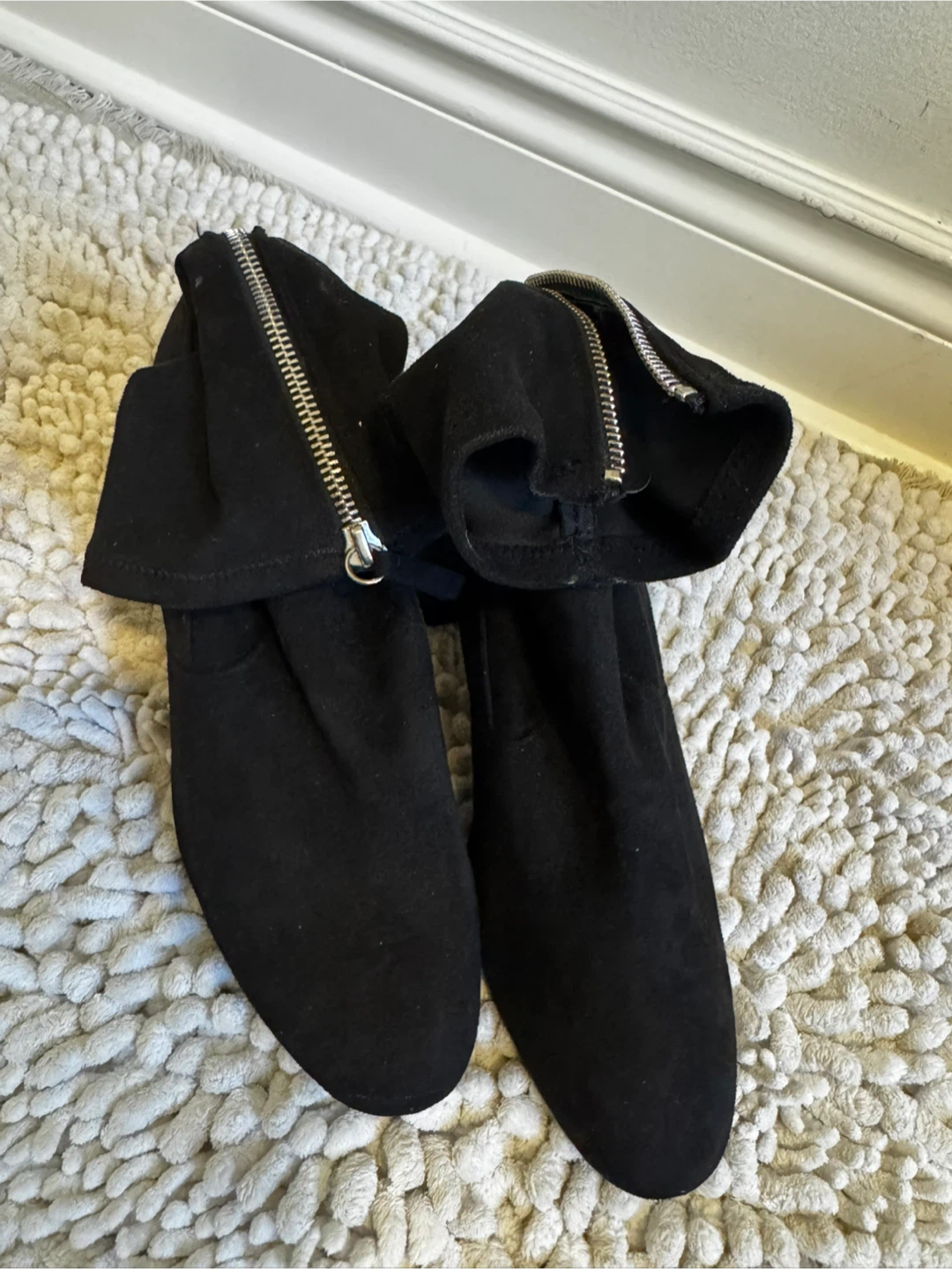 Zara Black Heeled Ankle Boots - Size 40 - photo 3