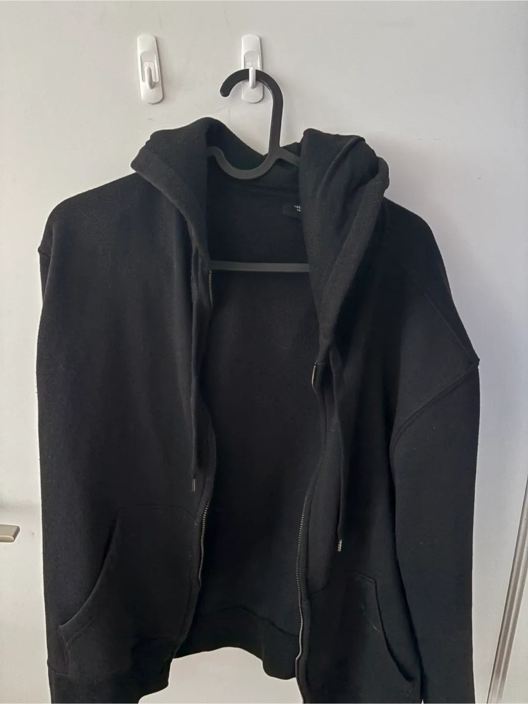 Black Zip-Up Hoodie H&M