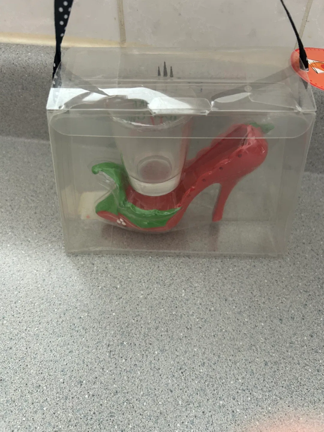 Cypress Home Shot Glass shoe Figurine # cleanout image indicator(2)