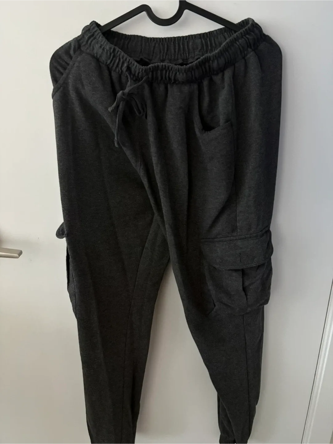 Grey Cargo Sweatpants