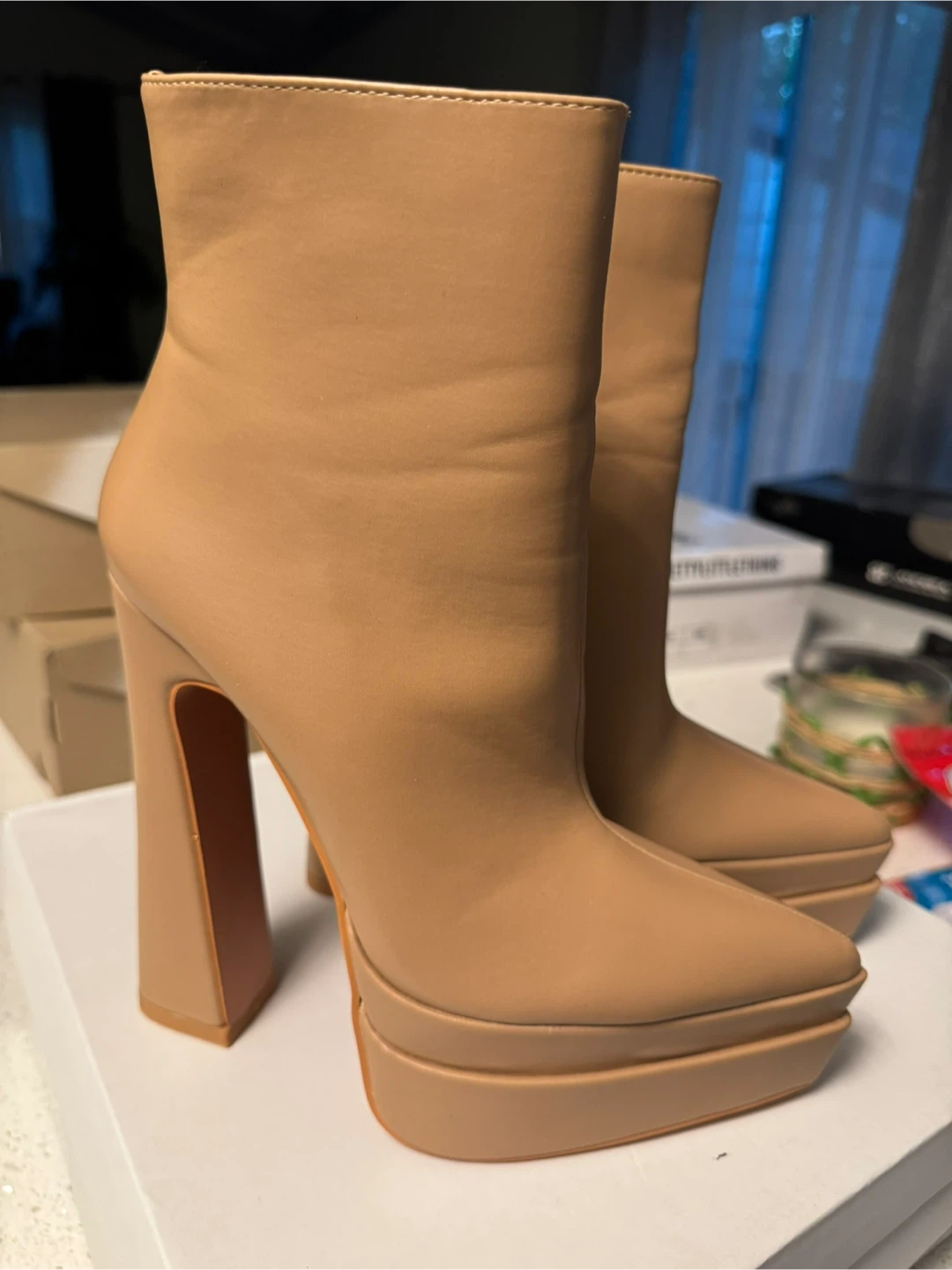 PrettyLittleThing Platform Boots - Size 6
