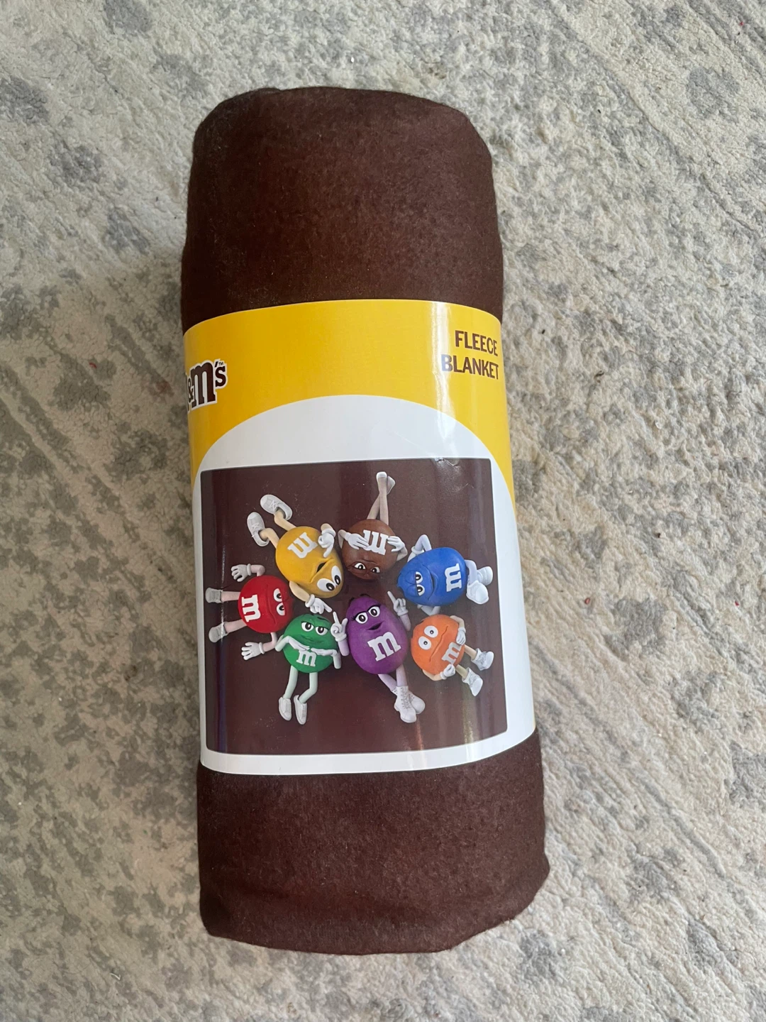 M&M's Character Fleece Blanket 50"x60" #cleanout