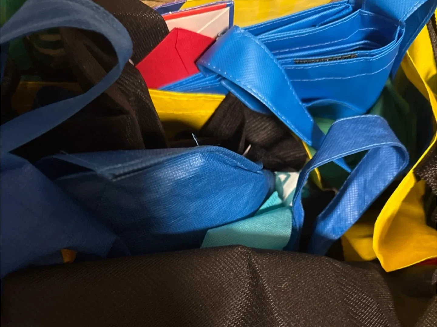 Reusable Shopping Bags - Assorted Colours