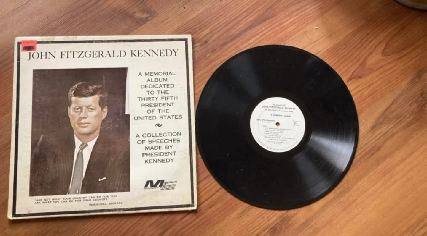 John Fitzgerald Kennedy Memorial Album Vinyl Record