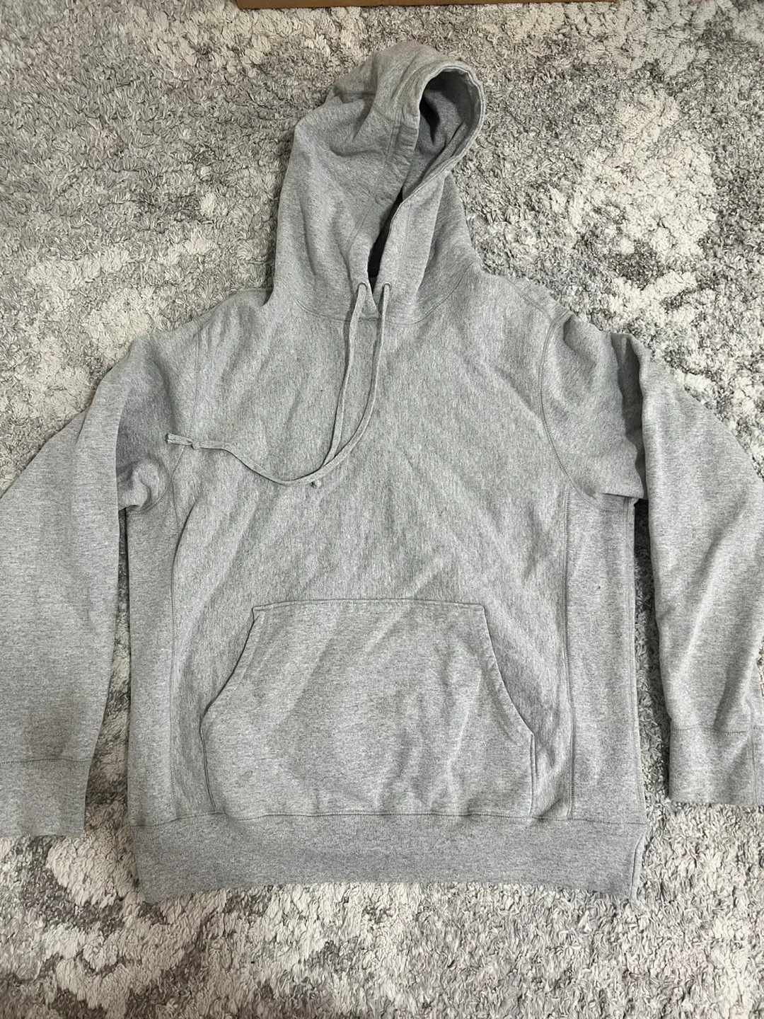 Grey Hoodie Large Men