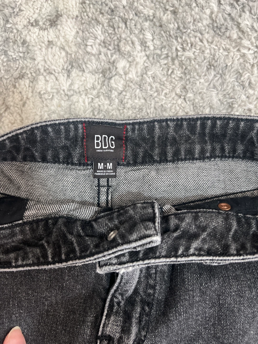 BDG Urban Outfitters Black Denim Mini Skirt - M - photo 3
