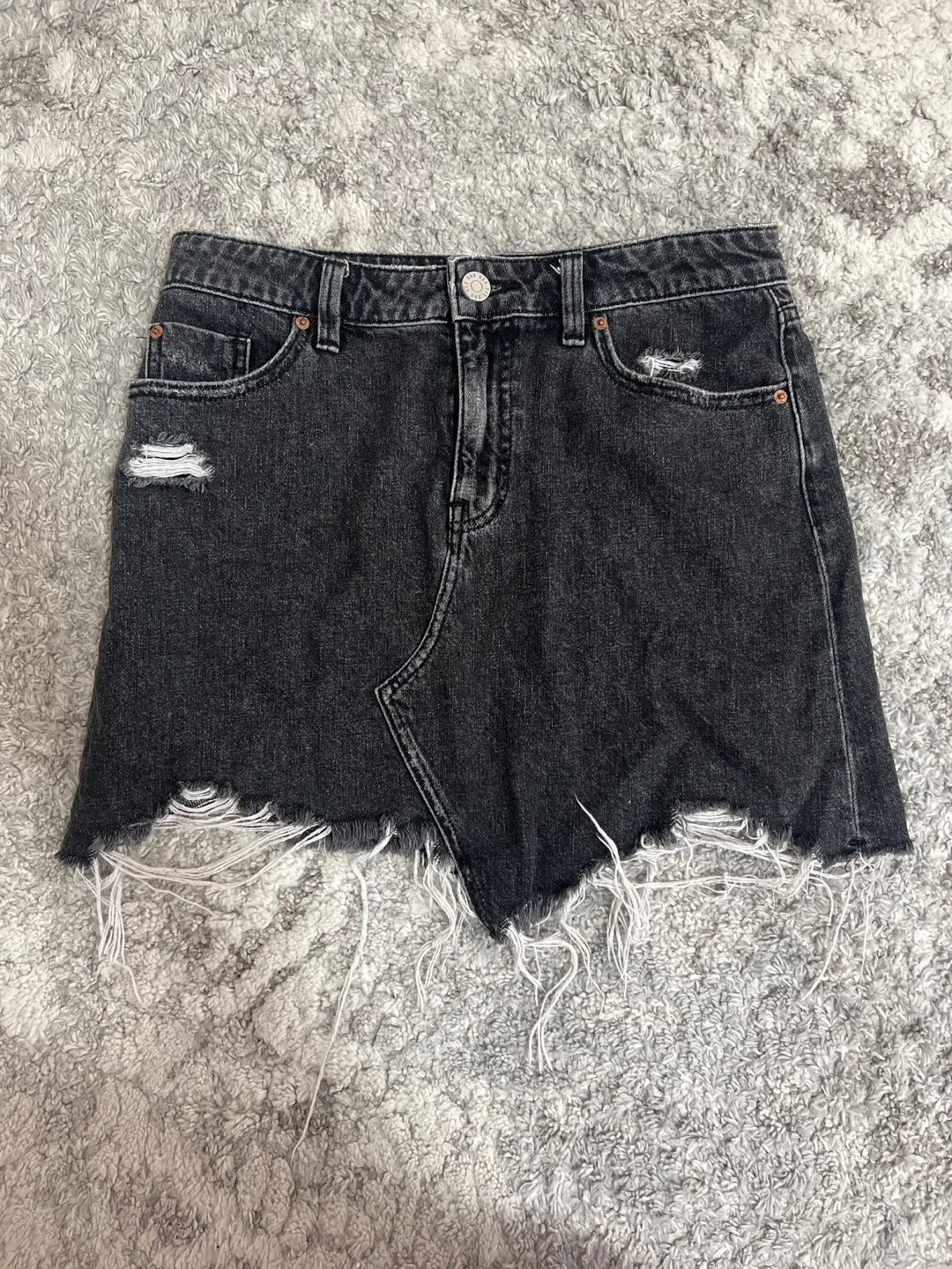 BDG Urban Outfitters Black Denim Mini Skirt - M
