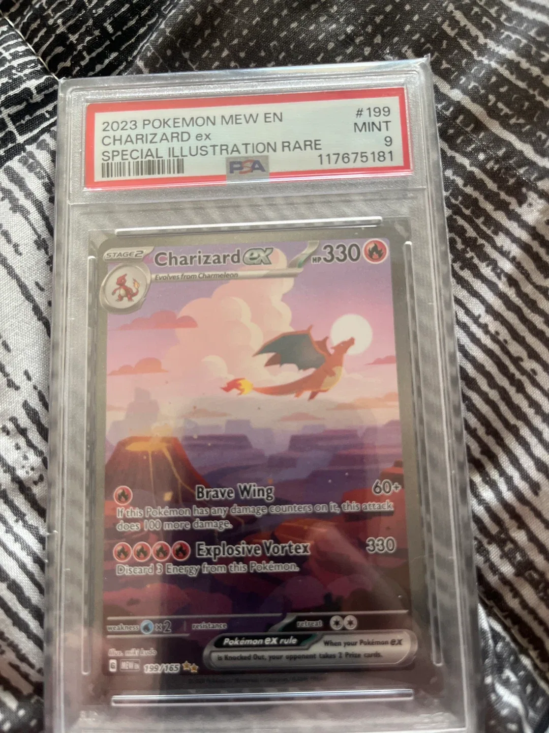 PSA 9 Mint Charizard ex Special Illustration Rare