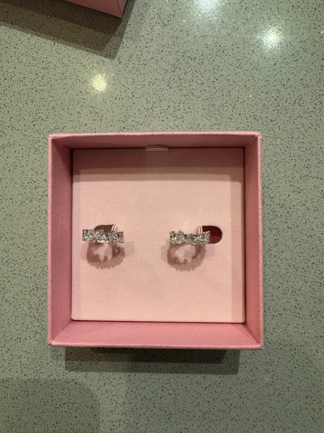 Swarovski Hoop Earrings - Brand New, Never Worn in Box! image indicator(2)