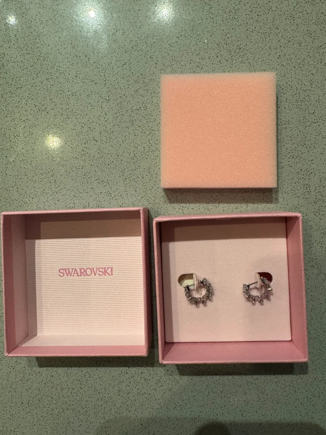 Swarovski Hoop Earrings - Brand New in Box!