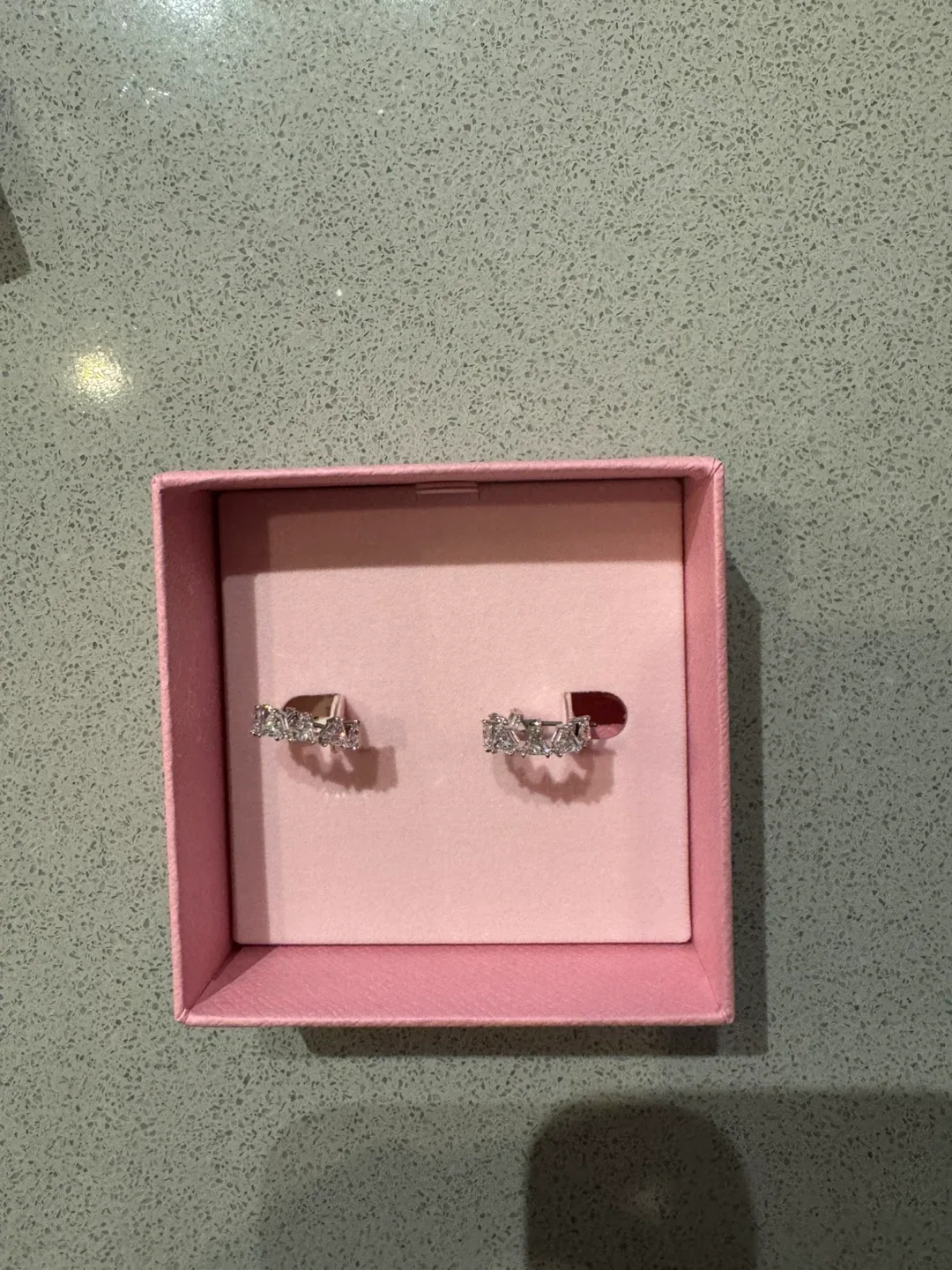 Swarovski Hoop Earrings - Brand New, Never Worn in Box! image indicator(4)