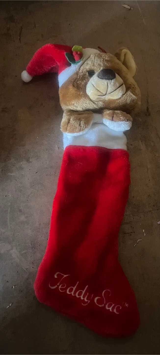 Teddy Sac Christmas Stocking