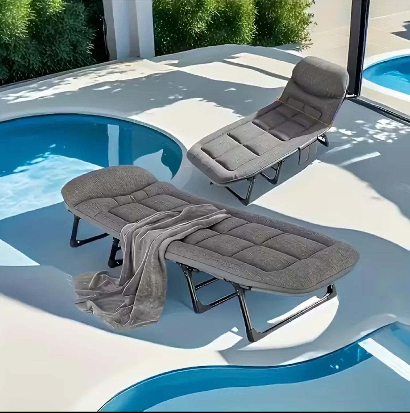 Foldable Bed Outdoor Folding Single Bed image indicator(2)