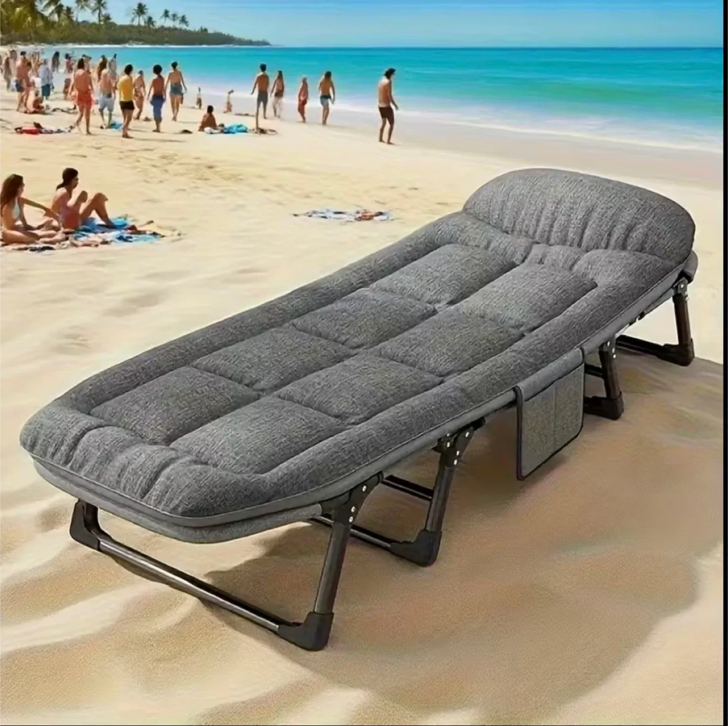 Foldable Bed Outdoor Folding Single Bed image indicator(5)