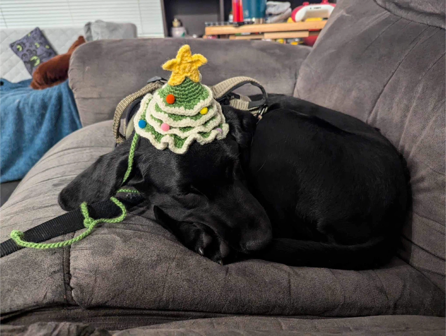 Crochet Christmas tree hat - Ready to go! ONLY 2 LEFT - photo 2