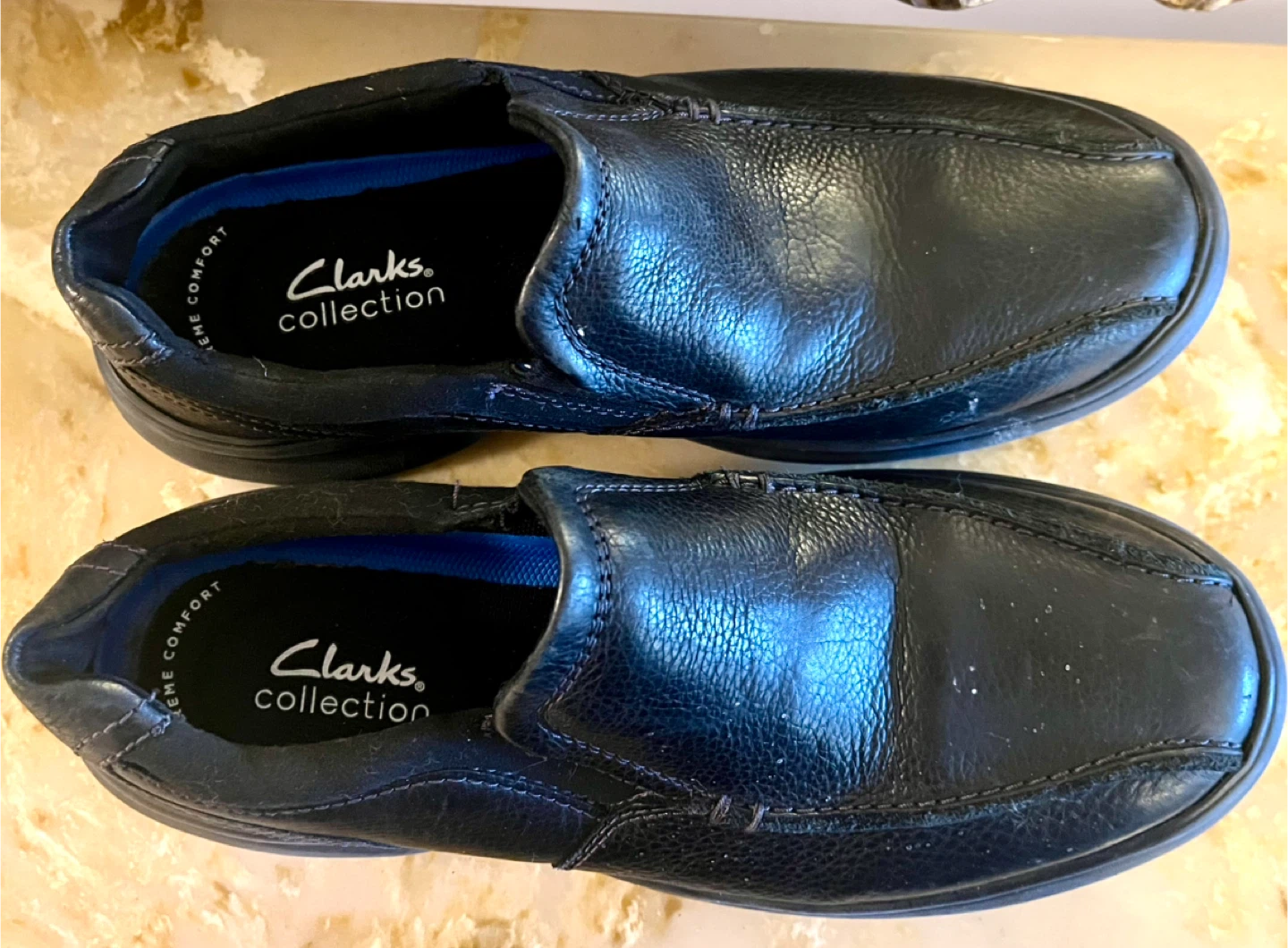 Clarks Collection Black Leather Shoes US 7