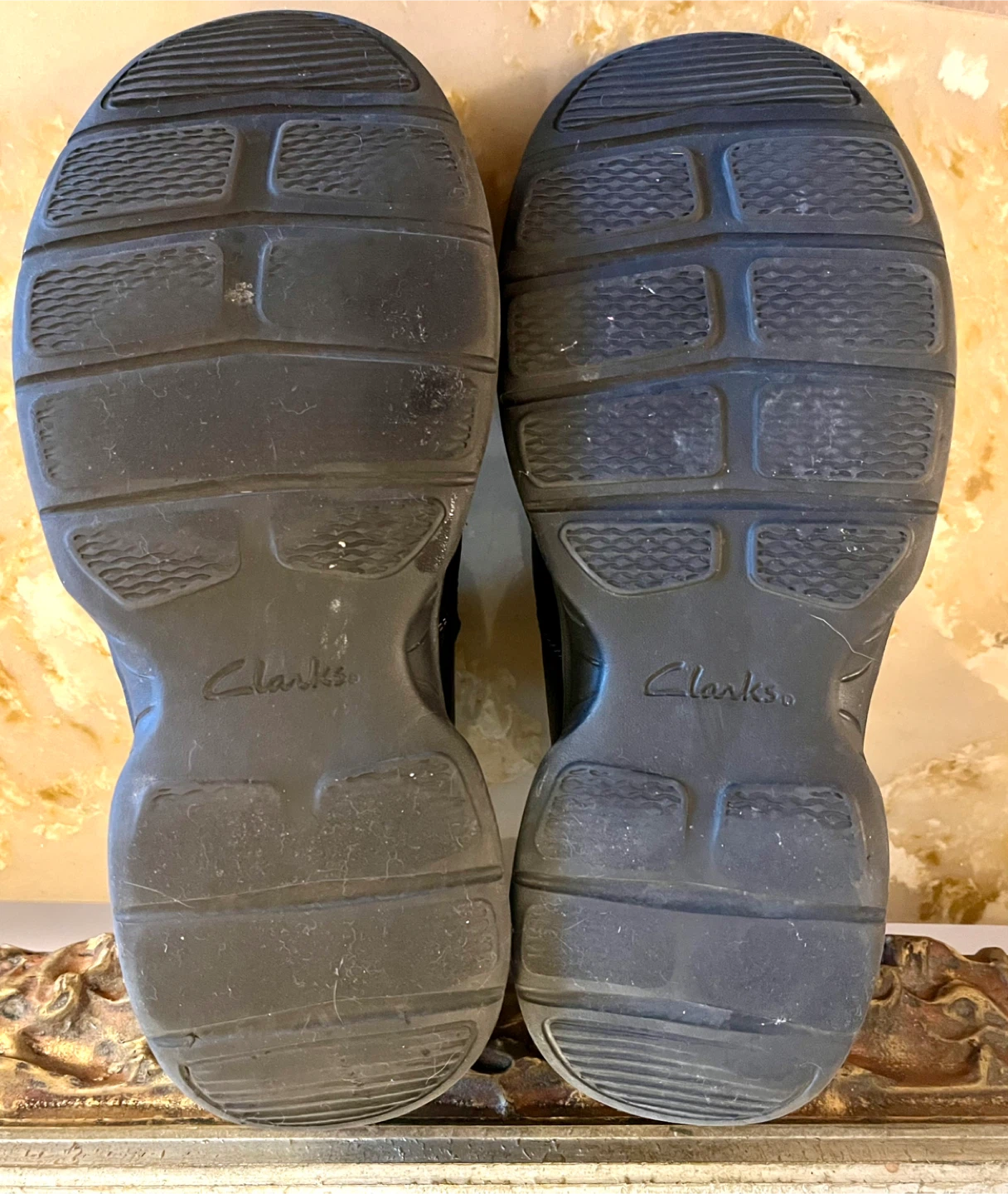Clarks Collection Black Leather Shoes US 7 - photo 5