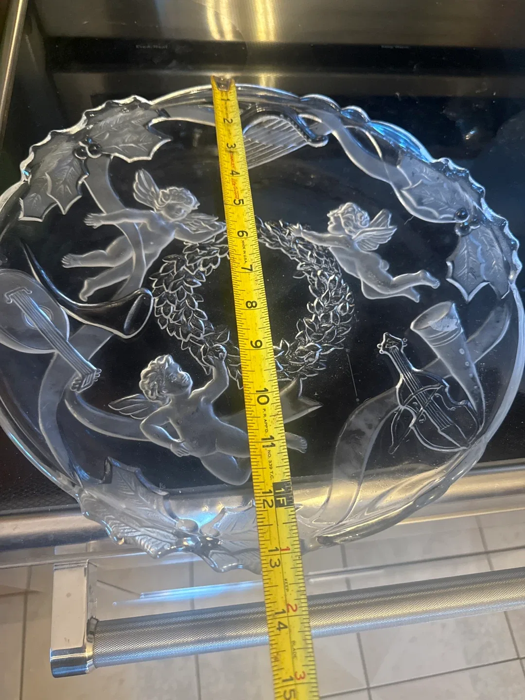 Mikasa Crystal Angel Holiday Serving Bowl image indicator(2)