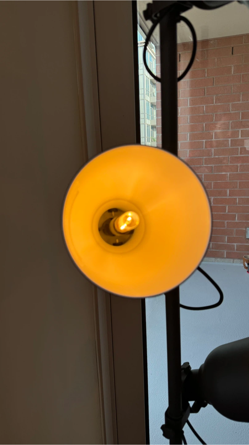 Black Floor Lamp with 3 Adjustable Lights - photo 3