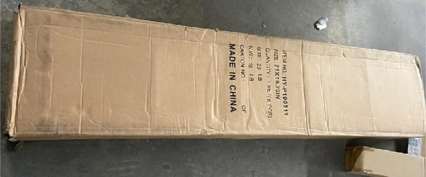 New in Box 6Ft Tall 8-Panels Room Divider image indicator(3)