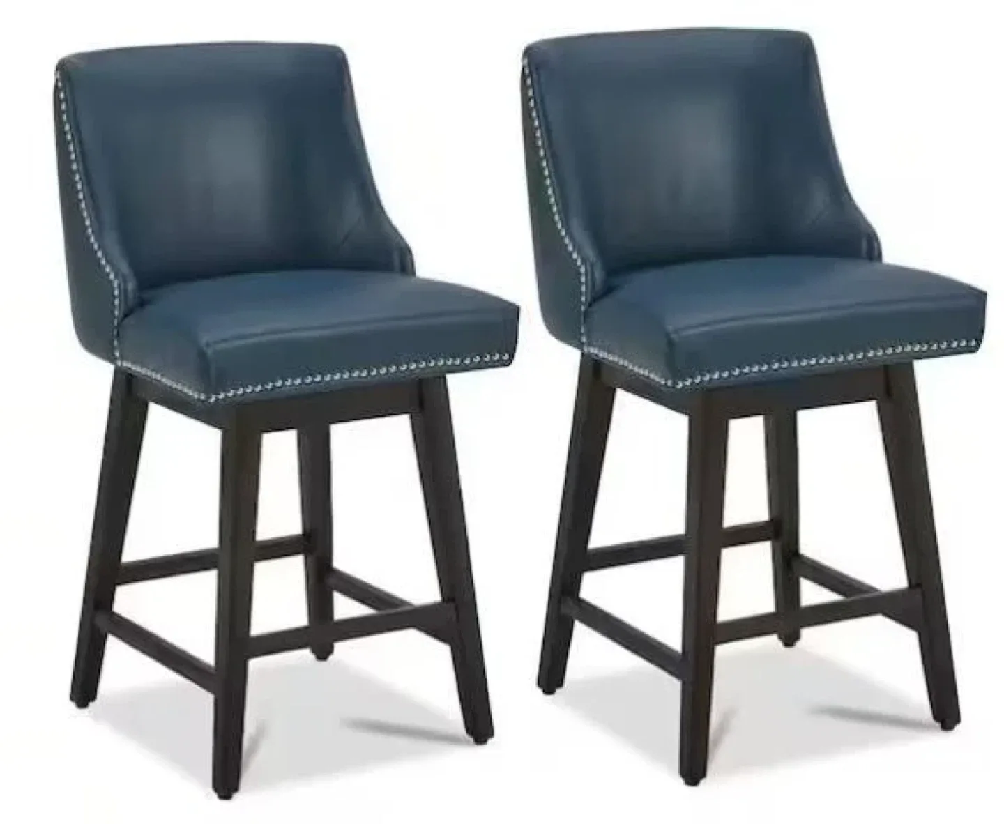 2 Brand New Swivel Bar Stools 26” High from Floor to Seat