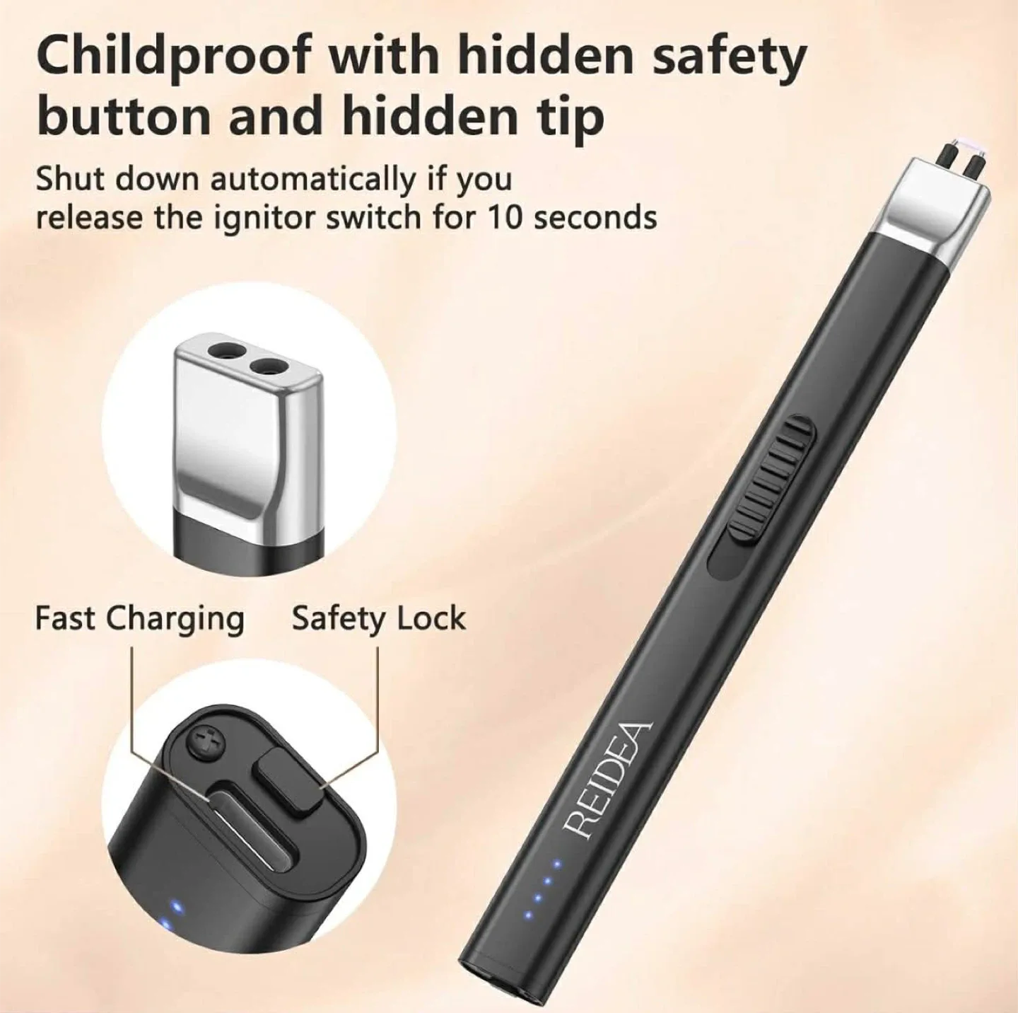 New REIDEA Electric Arc Lighter image indicator(7)