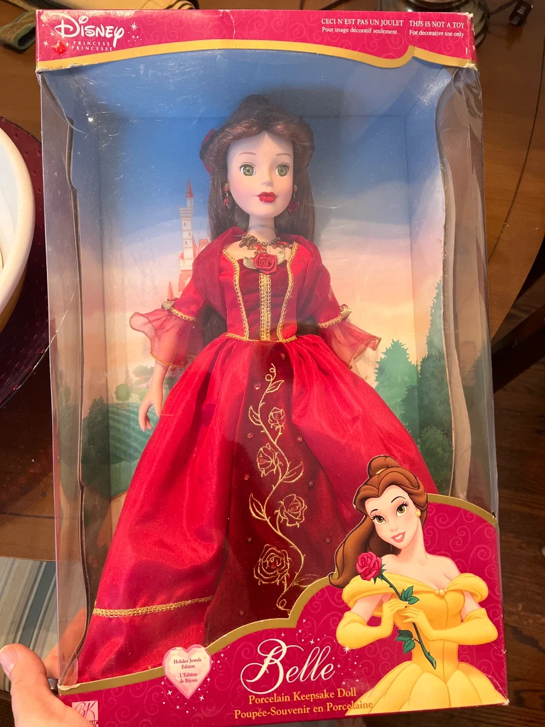 Disney Belle Porcelain Keepsake Doll