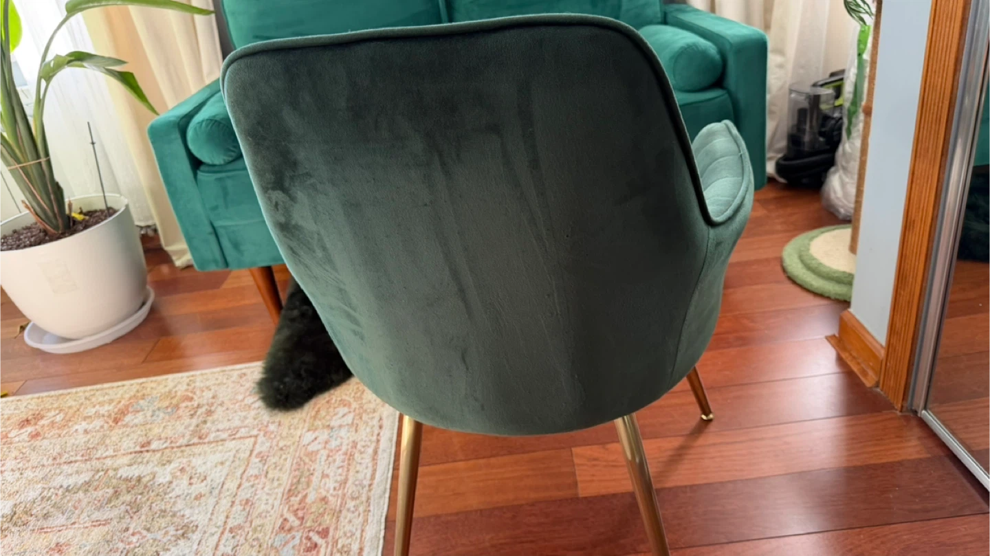 Artechworks Green Velvet Accent Arm Chair - photo 4
