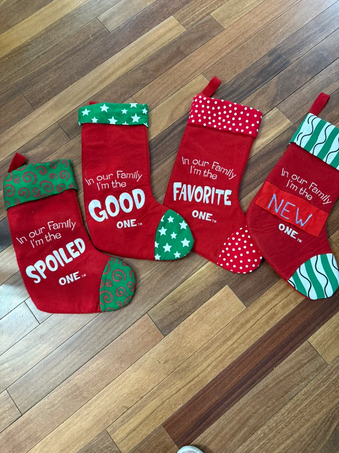 Christmas Stockings - Set of 4 2 sets of 2