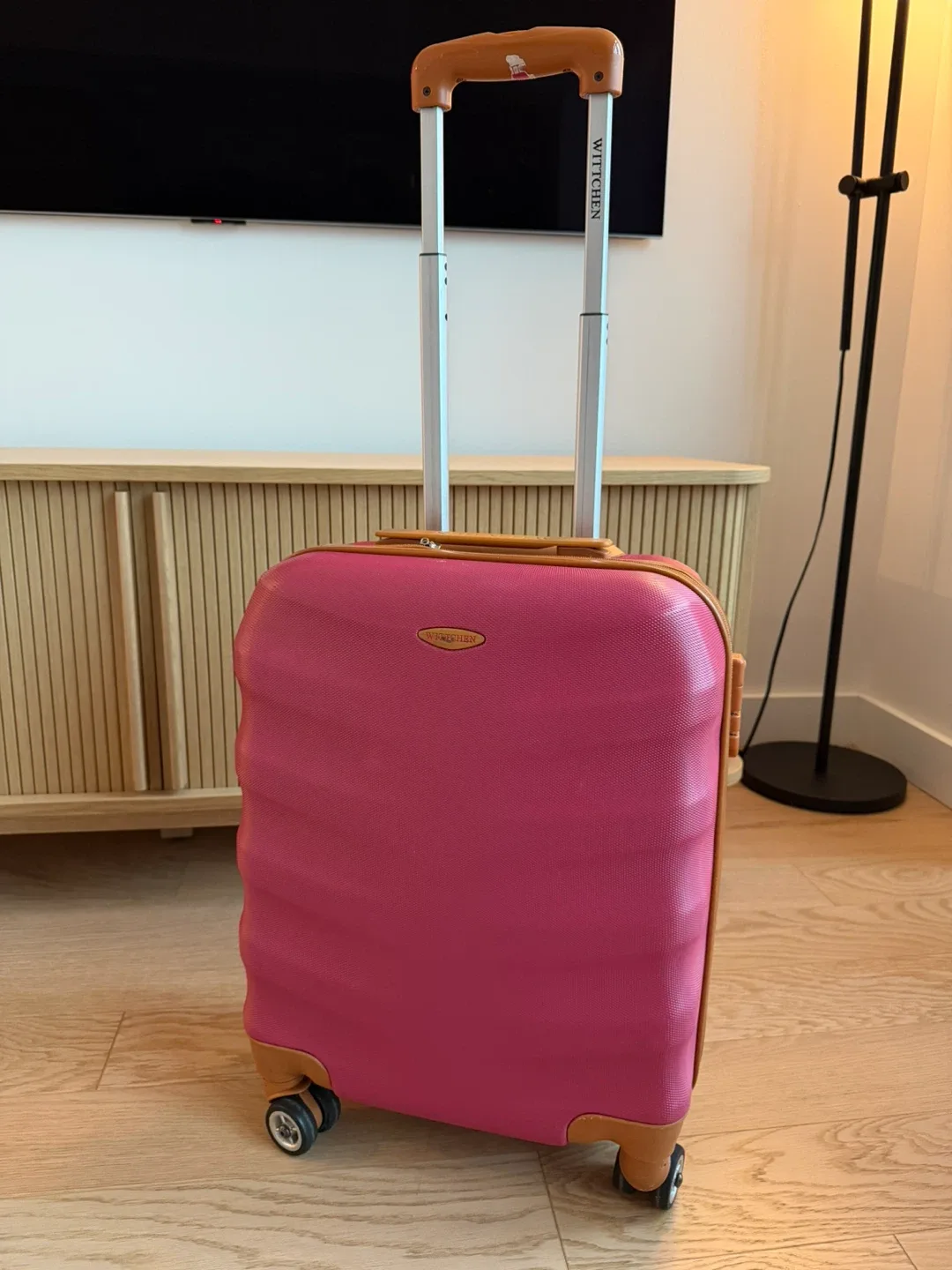 WITTCHEN Pink Carry-on Suitcase