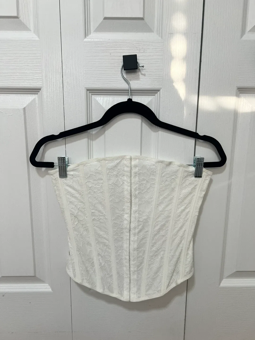 Garage White Lace Corset - Size P/S