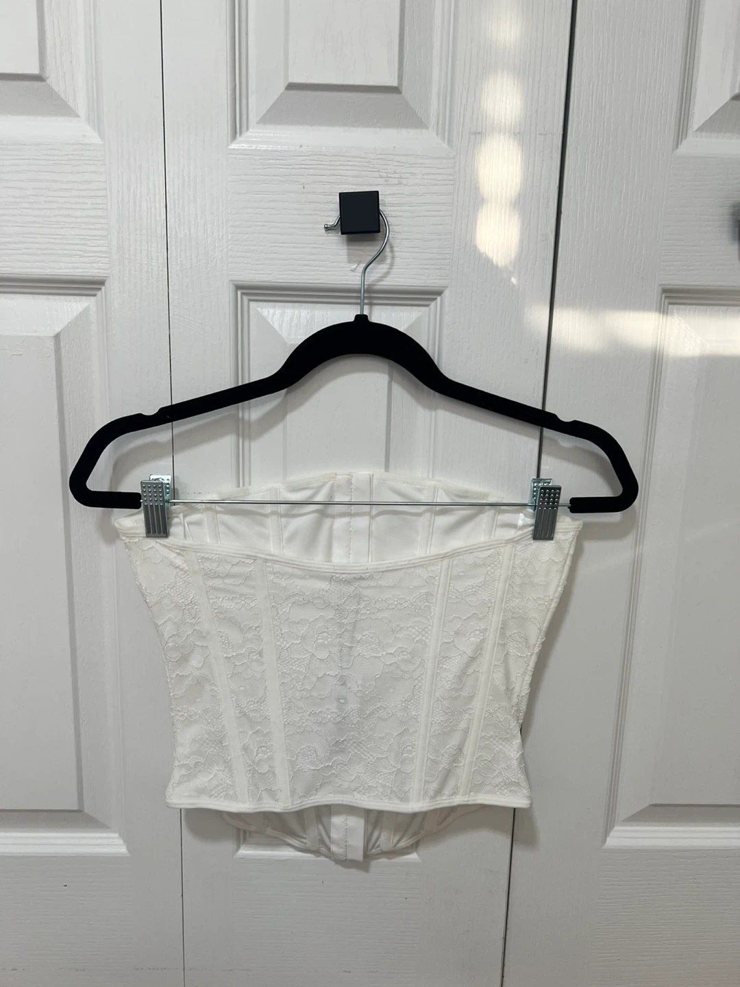 Garage White Lace Corset - Size P/S - photo 3
