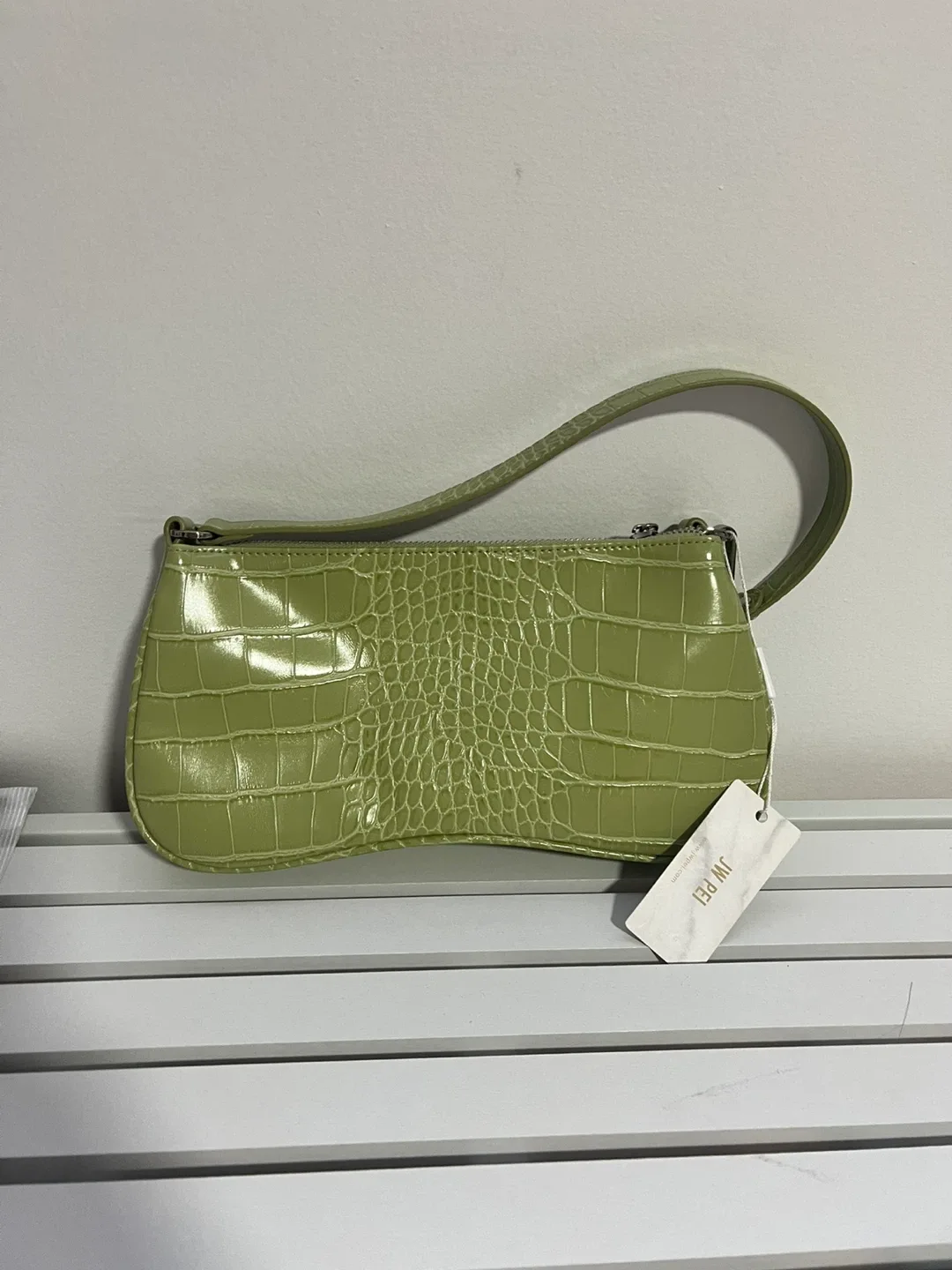 JW PEI Bag - Crocodile Green