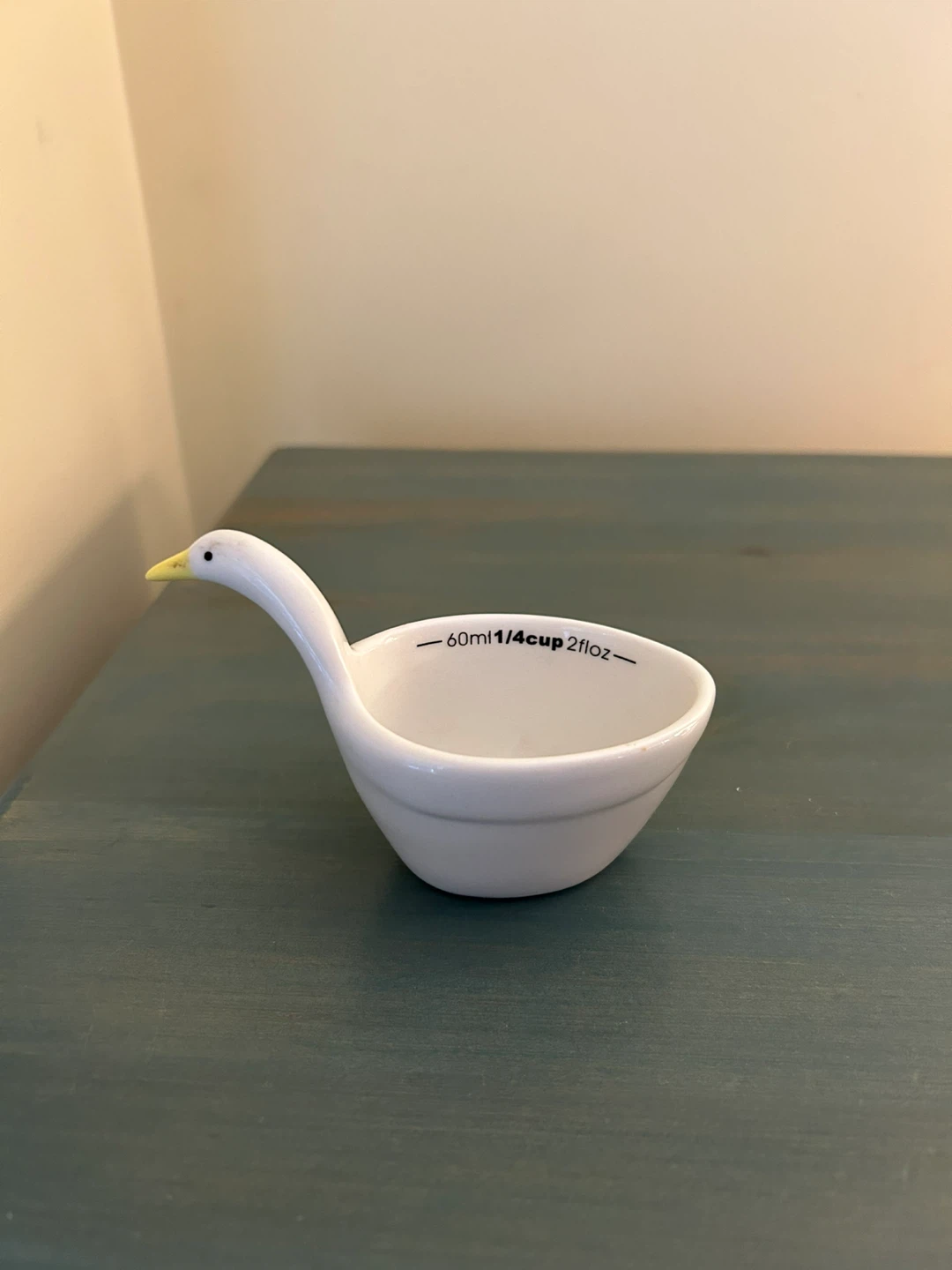 Anthropologie Biscuit Geese/Duck Ceramic Measuring Nesting Cups - photo 2