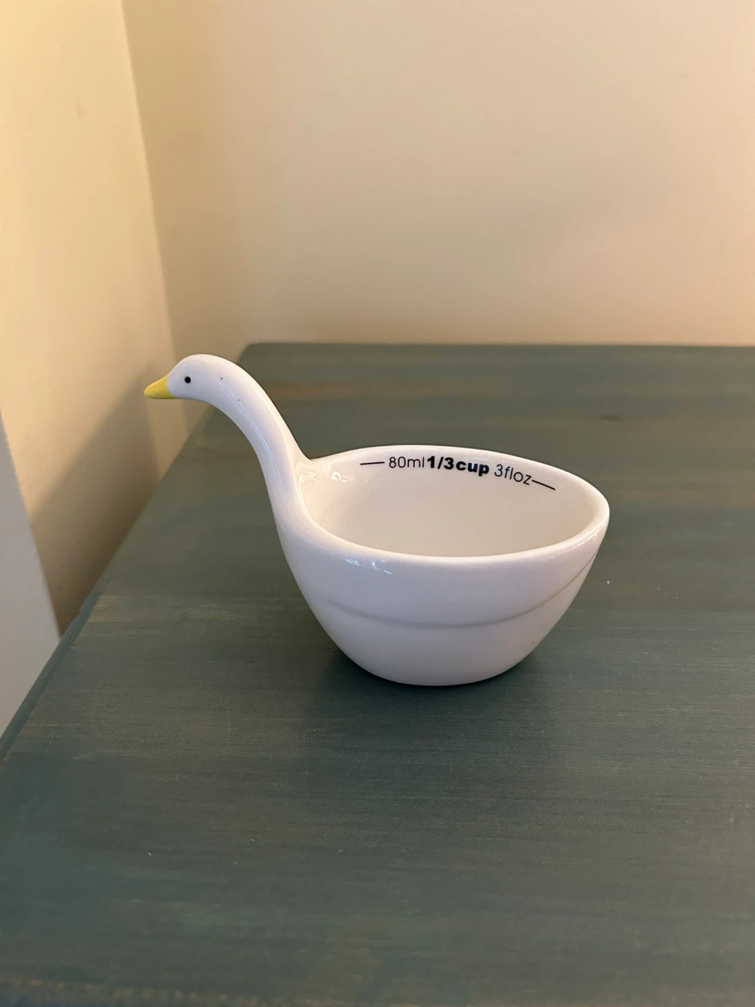 Anthropologie Biscuit Geese/Duck Ceramic Measuring Nesting Cups - photo 3