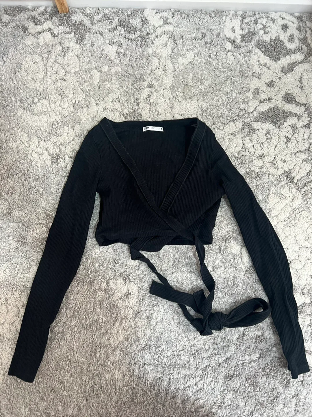Zara Black Wrap Top small image indicator(2)