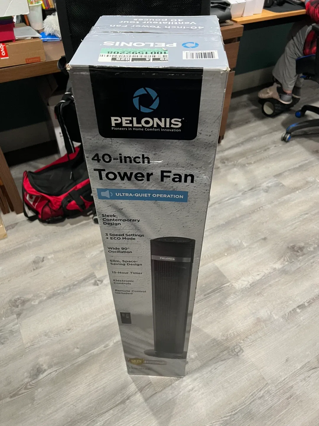 PELONIS 40-inch Tower Fan - New in Box!