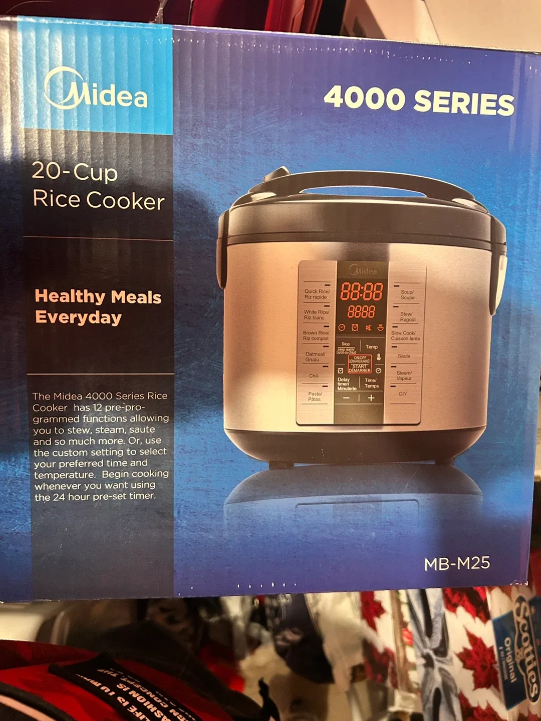 Midea 4000 Series 20-Cup Rice Cooker MB-M25
