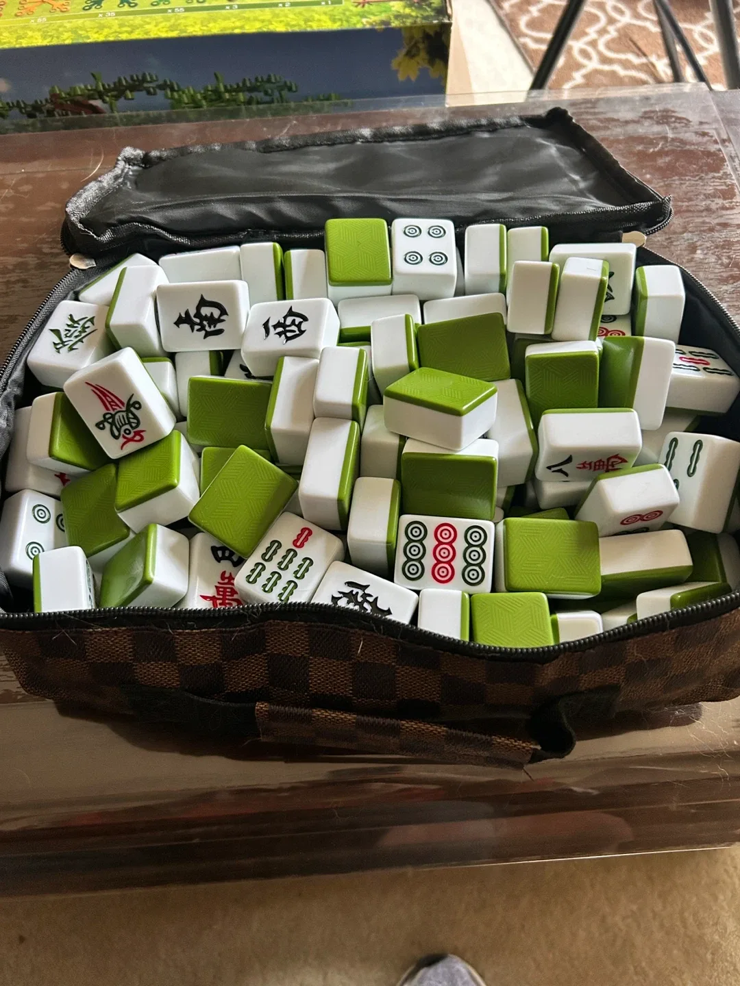 Mahjong Set with Carrying Case